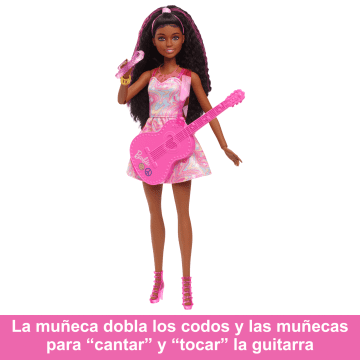 Barbie Muñeca Profesiones Con Accesorios Tú Puedes Ser Cantante Estrella Del Pop - Imagen 5 de 6