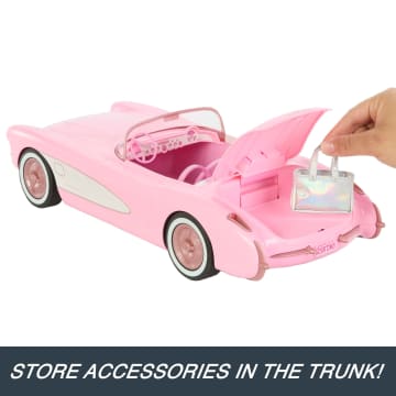Hot Wheels Barbie Corvette RC, Corvette radiocomandata ispirata al film Barbie - Image 6 of 6