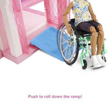 Ken Fashionistas Doll #167 with Wheelchair & Ramp - Image 2 of 6