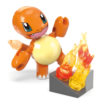 Mega Pokémon Charmander Di Tipo Fuoco Rotante, Set Da Costruzione Giocattolo Con Personaggio (81 Pezzi) Per Bambini - Image 4 of 6