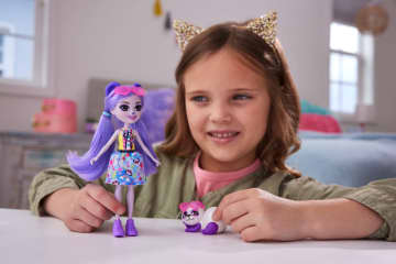 Enchantimals - Bêtes Citadines - Poupée Violetta Panda Et Figurine - Mini Poupée - 4 Ans Et + - Imagen 2 de 6