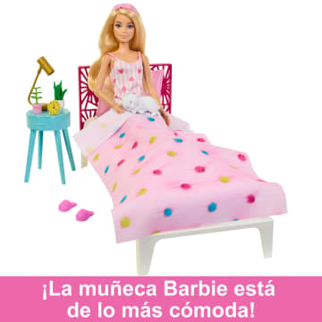 Conjunto De Muñeca Y Dormitorio De Barbie | Muebles De Barbie | Mattel - Imagen 4 de 6