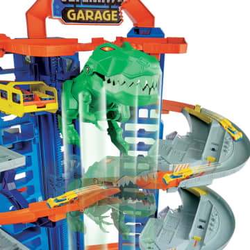 Hot Wheels® City Mega Garaż T-Rexa Zestaw do zabawy