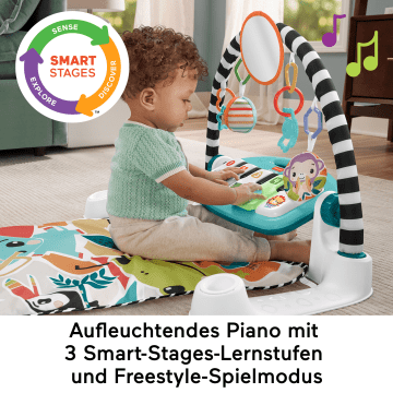 Fisher-Price Kontrast Kick & Play Pianospieldecke - Image 4 of 6