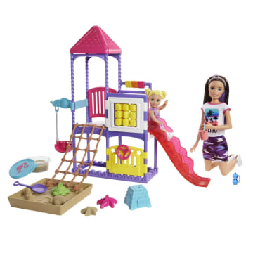 Barbie „Skipper Babysitters Inc.” Puppen und Spielplatz Spielset - Bild 1 von 6