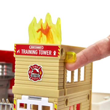 Matchbox –Matchbox Playset Caserne Pompiers - Imagen 5 de 6