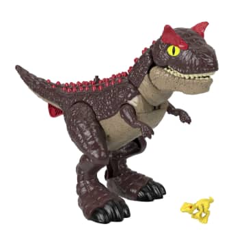 Imaginext Jurassic World Carnotauro, dinosauro giocattolo con aculei attivabili, giocattoli da 2 pezzi per l'età prescolare - Image 1 of 6