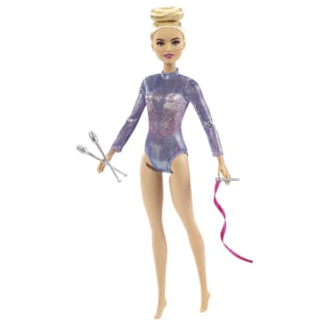 Barbie - Barbie Gymnaste Blonde - Poupée Mannequin - 3 Ans Et +