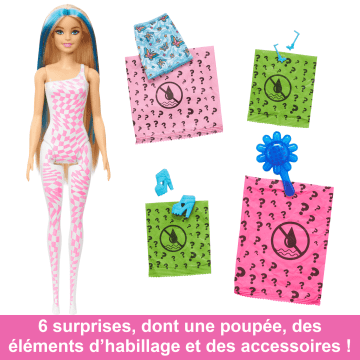 Barbie - Assortiment Poupées Color Reveal Arc-En-Ciel - Poupée Mannequin - 3 Ans Et +