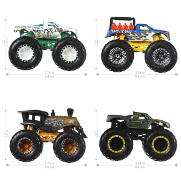 Hot Wheels Monster Trucks 4-Pack Assortment - Image 4 of 6