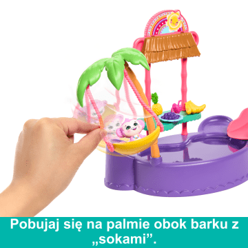 Enchantimals Tropikalny Basen Zestaw + Lalka Małpka