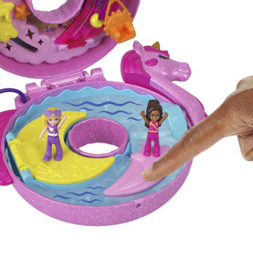 POLLY POCKET SPARKLE COVE ADVENTURE Unicorn Floatie Compact - Image 5 of 6