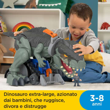 Imaginext Jurassic World Mega Dino Calpesta E Ruggisci