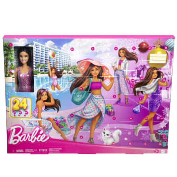 Barbie Bambola E Calendario Dell'Avvento, 24 Sorprese, Capi E Accessori