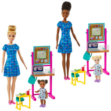 Barbie Dolls And Playsets With Job-Themed Furnishings And Accessories