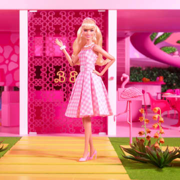 Barbie Le Film-Poupée Barbie En Robe Vichy Rose À Collectionner