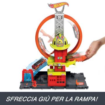 Hot Wheels City Caserma Dei Pompieri Con Super Loop
