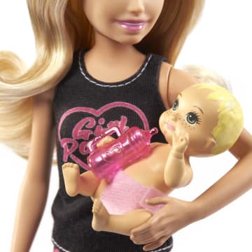 Barbie „Skipper Babysitters Inc.” Puppe (Blond) & Baby Puppe Und Zubehör - Bild 3 von 5