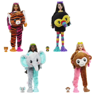 Barbie Cutie Reveal Serie Amici Della Giungla, Bambole E Accessori - Image 4 of 6