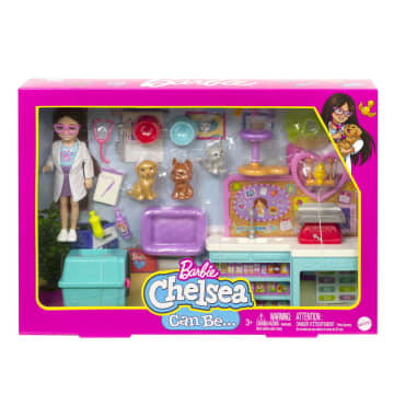 Barbie Chelsea Dierenarts Pop (brunette) en Speelset - Image 6 of 7