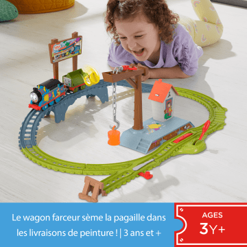 Thomas Et Ses Amis - Coffret Livraison De Peinture - Circuit À Construire - 3 Ans Et + - Image 2 of 6