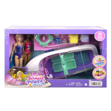 Barbie Mermaid Power Dolls & Boat Playset, Toy for 3 Year Olds & Up - Image 6 of 6