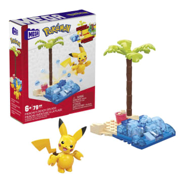 Mega Pokémon Pikachu Divertimento In Spiaggia