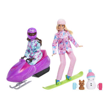 Barbie Amigas en la nieve Set de regalo - Imagen 5 de 5