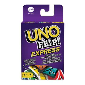 Mattel Games Juego de cartas UNO Flip! Express