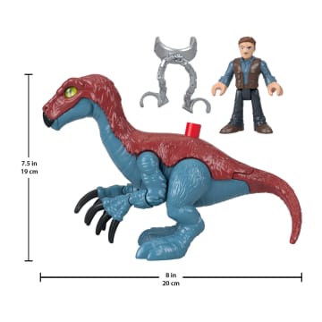 Imaginext Jurassic World Terizinosauro E Owen