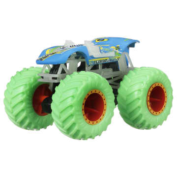 Hot Wheels Monster Trucks Vehículo Glow Coche de juguete - Imagen 1 de 8