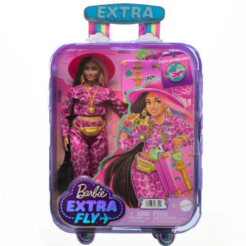 Barbie Extra Fly Con Ropa De Safari, Muñeca Barbie Con Temática De Viajes - Imagen 5 de 6