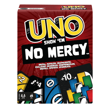 Uno Toon Geen Genade, Kaartspel Voor Kinderen, Volwassenen, Spelletjesavonden, Feestjes En Onderweg