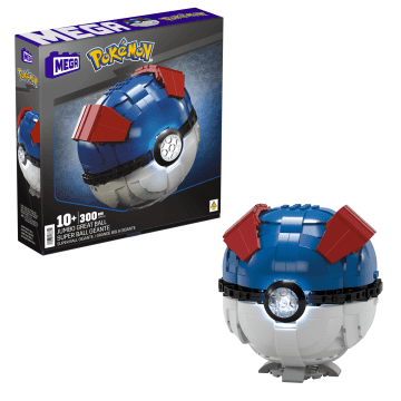 MEGA Pokémon, Mega Ball Gigante, set da costruzione con luci (299 pezzi) per collezionisti - Image 1 of 6