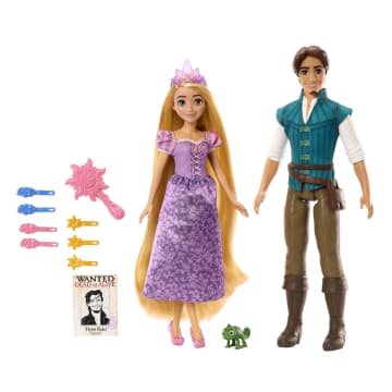 Disney Princess Toys, Rapunzel And Flynn Rider Dolls And Accessories - Image 4 of 6