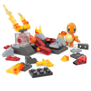 Mega-Pokémon-Danse Flammes De Salamèche-Coffret À Construire (81 Pcs) - Image 2 of 6