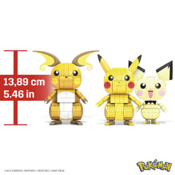 Mega Construx Pokémon Trio (Pichu, Pikachu, Raichu) - Bild 5 von 7