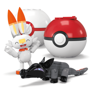 Çocuklar Için Mega Pokémon Ateş Pokémonu Eğitmenleri Oyuncak Seti, 4 Figür (105 Parça) - Image 6 of 6