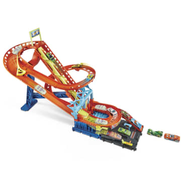 Hot Wheels® City Rajdowy Rollercoaster Zestaw z napędem