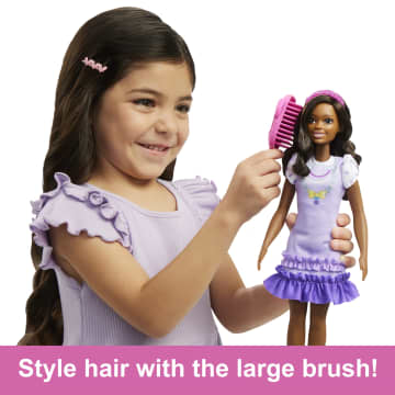 Barbie - Ma Première Barbie - Poupée Brooklyn - Poupée Mannequin  - 3 Ans Et +