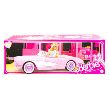 Barbie filmi koleksiyona uygun araba, üstü açık pembe Corvette - Image 6 of 6