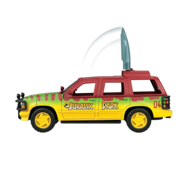 Jurassic World - Ford Explorer Dégât Sensoriel - Figurine Dinosaure - 4 ans et + - Image 4 of 7