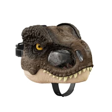 Jurassic World Máscara Mastica Y Rugede Dinosaurio Disfraz De Juguete Para Niños