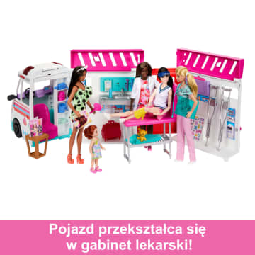 Barbie Karetka Mobilna klinika Zestaw - Image 3 of 6