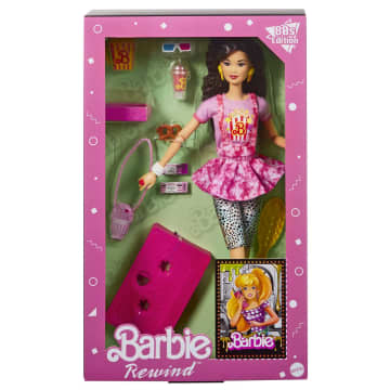 Barbie Barbie Rewind Bambola, Capelli Neri, Serata Cinema Ispirata Agli Anni '80 - Image 6 of 6