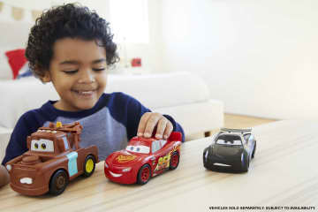 Disney Pixar Cars - Véhicule Sonore Flash McQueen - Petite Voiture - 3 ans et +