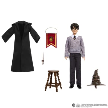 Harry Potter Speelgoed, Harry Potter met de Sorteerhoed, pop met accessoires