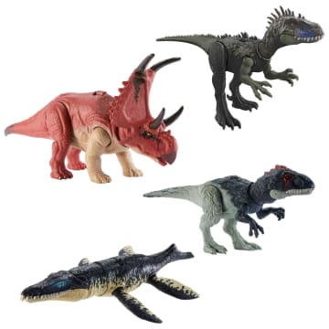 Jurassic World Dinosaurusspeelgoed Met Brulgeluid En Aanvalsactie, Wilde Brulfiguren