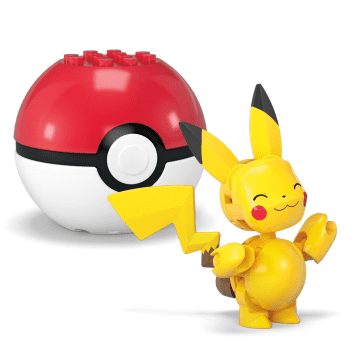 Mega Pokémon Giocattolo Da Costruzione Pikachu E Zubat, 2 Action Figure (40 Pezzi) Per Bambini