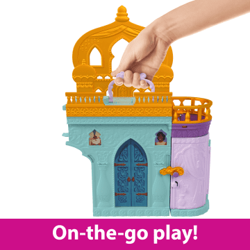 Disney Princess Jasmine Stacking Castle Doll House With Small Doll, Inspired By Disney Movie Aladdin